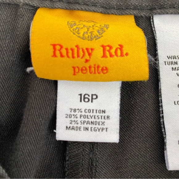 Ruby Rd. Petite Comfort Fit Black Jeans Women’s Size 16P Stretch Denim - Picture 6 of 6